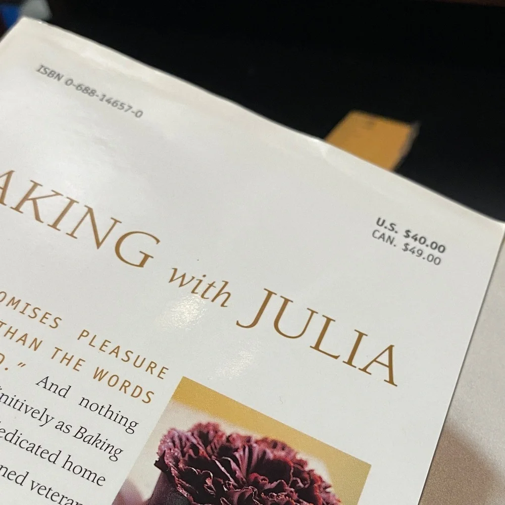 Baking with Julia vintage Cookbook